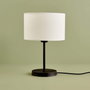 Opviq Lámpara de Mesa AYD-3420 Blanco y Negro